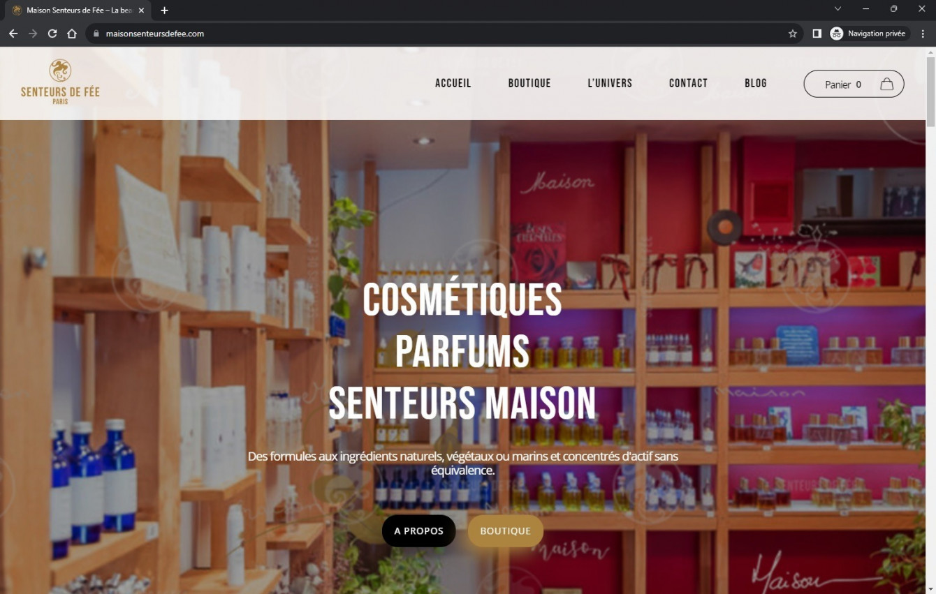 Ecommerce – Comestiques